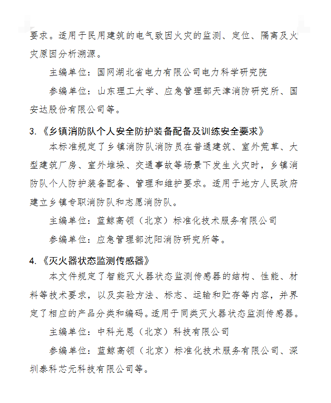 關于《低沸點液體儲罐壓縮氣體泡沫滅火系統(tǒng)技術標準》等4部團體標準立項的公示